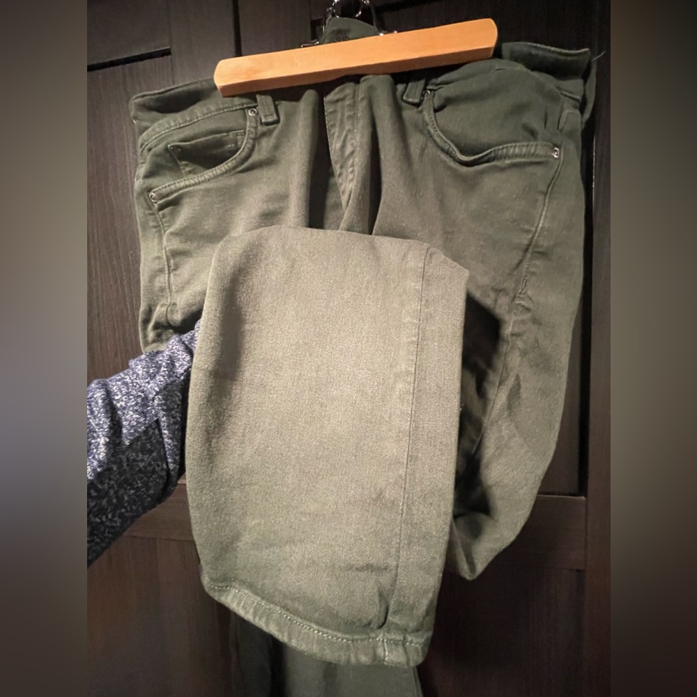 NYDJ olive green jeans